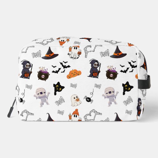 ハロウィーントイレタリーバッグとフルプリント魔法 ドップキット (裏面)