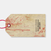 ハロウィーントウラベル幽霊のよく出るサニタリウムパーティー ギフトタグ (裏面横)