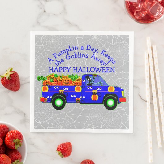 ハロウィーントラックカボチャ保ーデイ遠くにゴブリン (インサイチュ)