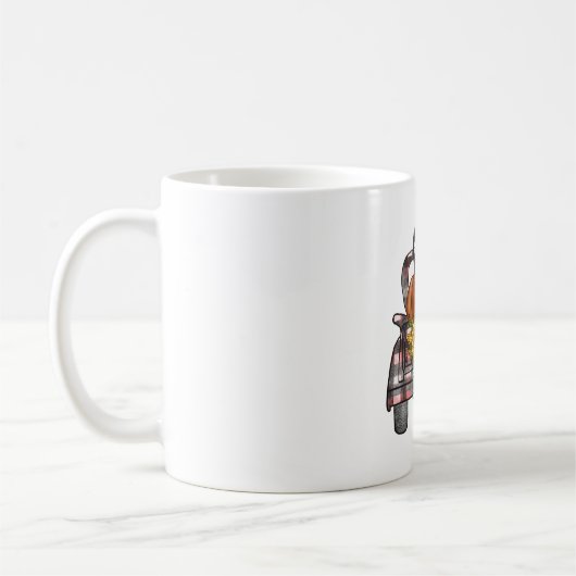 ハロウィーントラック コーヒーマグカップ (左)