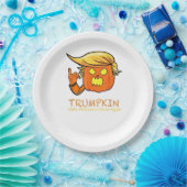 ハロウィーントランプキおもしろいン – クラシックコスチュームデザイン ペーパープレート (パーティー)