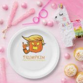 ハロウィーントランプキおもしろいン – クラシックコスチュームデザイン ペーパープレート (パーティー)