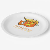 ハロウィーントランプキおもしろいン – クラシックコスチュームデザイン ペーパープレート (アングル)