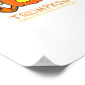 ハロウィーントランプキおもしろいン – クラシックコスチュームデザイン ポスター (角)