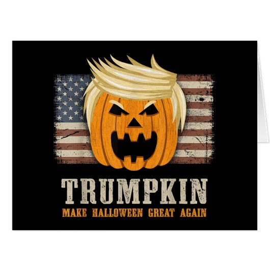 ハロウィーントランプキンヴィンテージ米国旗おもしろい (正面横)