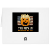 ハロウィーントランプキンヴィンテージ米国旗おもしろい (裏面横)