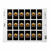 ハロウィーントランプキンヴィンテージ米国旗おもしろい ラベル (フルシート)