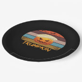 ハロウィーントランプキンヴィンテージUs ペーパープレート (アングル)