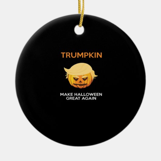 ハロウィーントランプキンV4 セラミックオーナメント (正面)