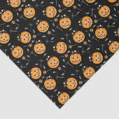 ハロウィーントリックまたはキャンディバケットパターンを処理 薄葉紙 (詳細)