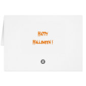 ハロウィーントリックまたはグリーティングカードの処理 (裏面横)