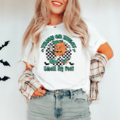 ハロウィーントリックまたはトリートオイ私の足Tシャツ Tシャツ