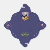 ハロウィーントリックまたはトリートカフェボックスがパーソナライズ フェイバーボックス (折り畳みなし)