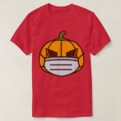 ハロウィーントリックまたはトリートカボチャ怖いハロウィンC Tシャツ (デザイン正面)