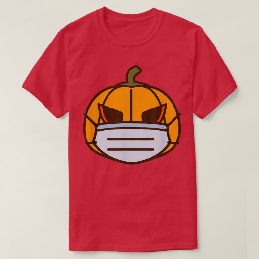 ハロウィーントリックまたはトリートカボチャ怖いハロウィンC Tシャツ (デザイン正面)