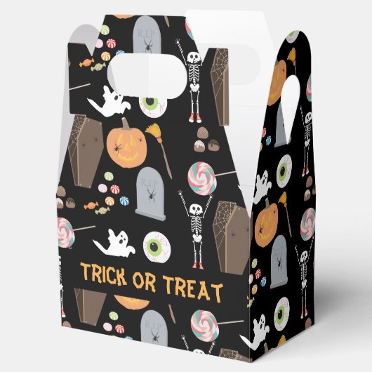 ハロウィーントリックまたはトリートキッズハローウィンパーティ フェイバーボックス (オープン)