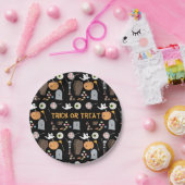 ハロウィーントリックまたはトリートキッズハローウィンパーティ ペーパープレート (パーティー)