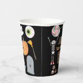 ハロウィーントリックまたはトリートキッズハローウィンパーティ 紙コップ (右)