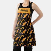 ハロウィーントリックまたはトリートキッチンカスタマイズエプン エプロン (インサイチュ)