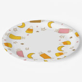 ハロウィーントリックまたはトリートキャンディクラシックパーティー ペーパープレート (アングル)