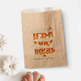 ハロウィーントリックまたはトリートキャンディバッグ フェイバーバッグ