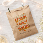 ハロウィーントリックまたはトリートキャンディバッグ フェイバーバッグ (クリップ留めされた状態)