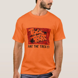 ハロウィーントリックまたはトリートシャツを取る Tシャツ