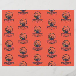 ハロウィーントリックまたはトリートスクラップブック紙 チラシ