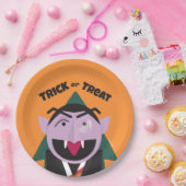 ハロウィーントリックまたはトリートセサミストリート ペーパープレート (パーティー)