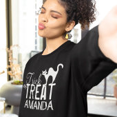 ハロウィーントリックまたはトリートタイポグラフィ スウェットシャツ