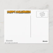 ハロウィーントリックまたはトリートタイム！ ポストカード (裏面)
