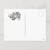 ハロウィーントリックまたはトリートチルドレンズホリディポストカード シーズンポストカード (裏面)