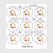 ハロウィーントリックまたはトリートネームガールキスカット シール (シート)