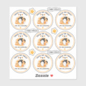 ハロウィーントリックまたはトリートネームブー幽霊キスカット シール (シート)