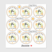 ハロウィーントリックまたはトリートネーム幽霊キスカット シール (シート)