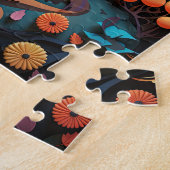 ハロウィーントリックまたはトリートハウス ジグソーパズル (側面)