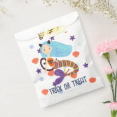 ハロウィーントリックまたはトリートパステルマーメイドキャット フェイバーバッグ (封をした状態)