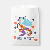 ハロウィーントリックまたはトリートパステルマーメイドキャット フェイバーバッグ (正面)