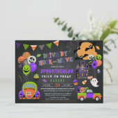 ハロウィーントリックまたはトリートパレードでドライブ 招待状 (スタンド正面)