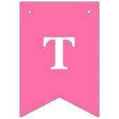 ハロウィーントリックまたはトリートピンクカボチャとクモ バンティングフラッグ (第2の旗)