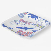 ハロウィーントリックまたはトリートプレート-おもしろいと不気味Pa ペーパープレート (傾斜あり)