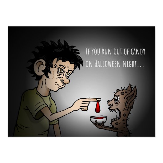 ハロウィーントリックまたはトリートポスター ポスター (正面)