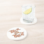 ハロウィーントリックまたはトリートワード コースター (側面)