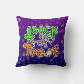 ハロウィーントリックまたはトリート クッション (裏面)