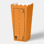 ハロウィーントリックまたはトリート フェイバーボックス (裏面)