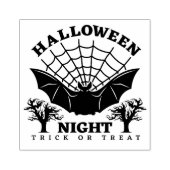 ハロウィーントリックまたはトリート ラバースタンプ (インプリント)