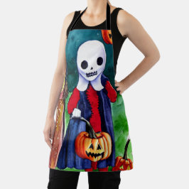ハロウィーントリックまたはトレーター エプロン