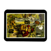 ハロウィーントリックまたはトレーター マグネット (横)