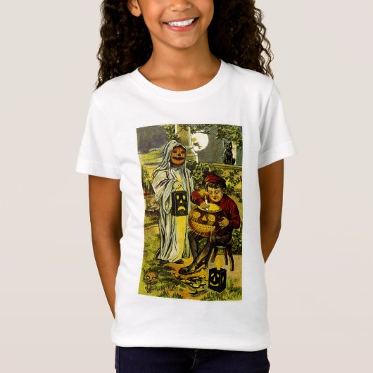 ハロウィーントリックまたはトレーター Tシャツ (正面)