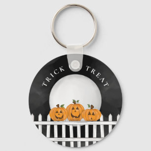 ハロウィーントリックまたはパンプキンジャックまたはランタンを治療 キーホルダー